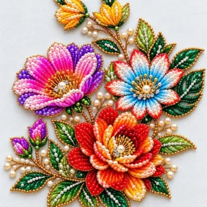 হিট ট্রান্সফার এমব্রয়ডারি স্টিকার