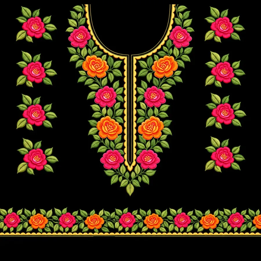 গলার ডিজাইন স্টিকার